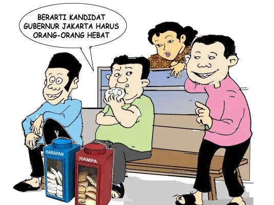 Obrolan Warteg: Jakarta Magnet Pilkada (Poskota/Yudhi Himawan)