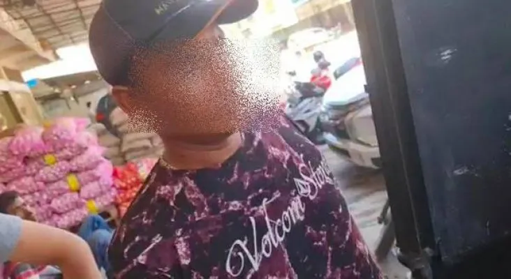 Pria terduga pemalak sopir truk bawang di Medan, kini menjadi buronan Polisi setelah memalak sopir Rp5 ribu. (Foto/Sumut.Poskota.co.id)