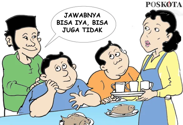 Obrolan Warteg: Minta Maaf, Beralih Haluan. (Poskota/ Yudhi Himawan)