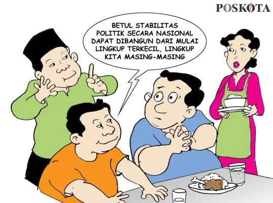 Obrolan Warteg: Dinamis, Tapi Kondusif. (Poskota/ Yudhi Himawan)