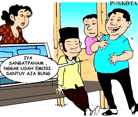 Obrolan Warteg: Soal Komisi, Tinggal Ketok Palu. (Poskota/ Yudhi Himawan)