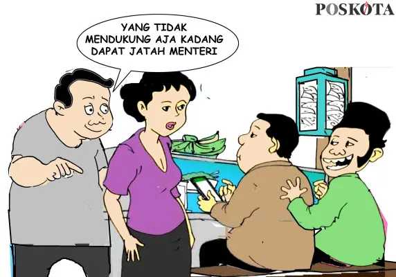 Obrolan Warteg: Dagang Politik. (Poskota/ Yudhi Himawan)