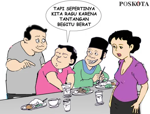 Obrolan Warteg: Harus Percaya, Bisa. (Poskota/ Yudhi Himawan)