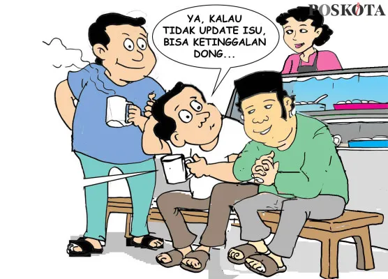 Ilustrasi Obrolan Warteg. (Poskota/Yudhi Himawan)