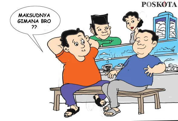 Obrolan Warteg: Pesta Besar, Yang Datang Kurang. (Poskota/ Yudhi Himawan)