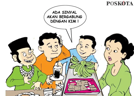 Obrolan Warteg: Tak Sejalan, Tapi Setujuan. (Poskota. Yudhi Himawan)