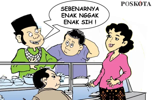 Obrolan Warteg: Tidak Enaknya Jadi Pejabat. ( Poskota/ Yudhi Himawan)