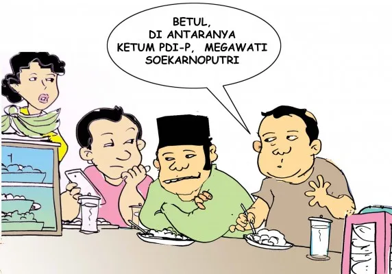 Ilustrasi Obrolan Warteg. (Poskota/Yudhi Himawan)