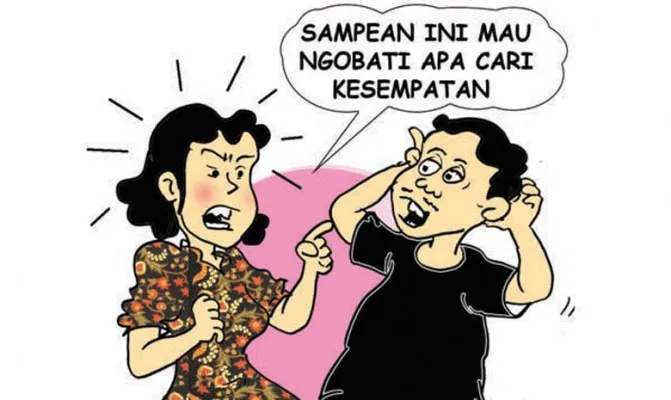 Nah ini dia, tukung pijit cabul. (ilust/poskota)