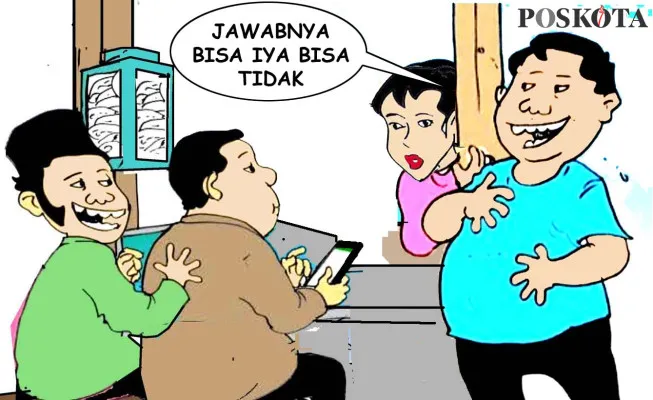 Obrolan Warteg: Saling Salip. (Poskota/ Yudhi Himawan)