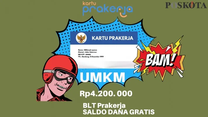 CEK NIK KTP Daftar Online Prakerja Saldo DANA Gratis Rp4.200.000 Bantuan Insentif Pemerintah.     (Poskota/Syarif Pulloh Anwari)