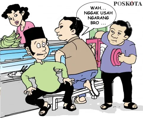 Ilustrasi Obrolan Warteg. (Poskota/Yudhi Himawan)