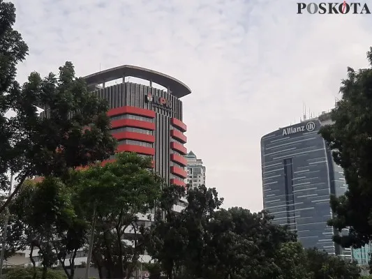 Gedung KPK Merah Putih, Kuningan, Jakarta Selatan. (Poskota/Adji)