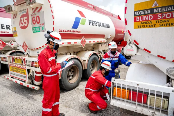 Digitalisasi Mobil Tanki untuk Tingkatkan Keselamatan dan Kualitas Layanan. (foto/pertamina)