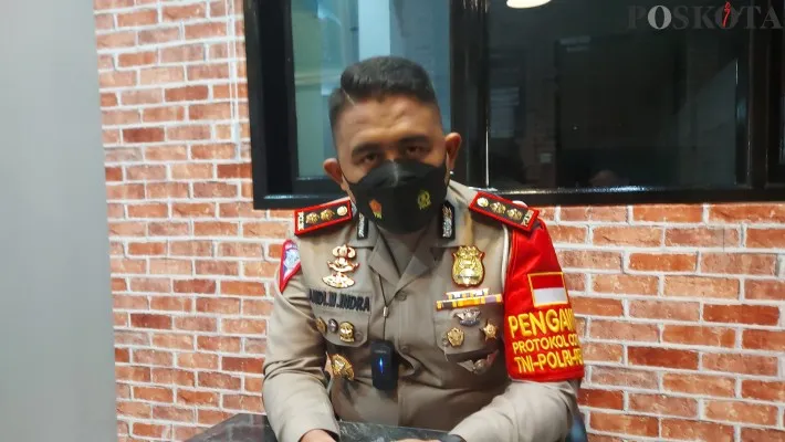 Kasat Lantas Polres Metro Depok AKBP Andi Muhamad Indra Waspada. (angga) 