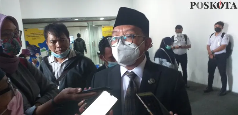 Kepala Dinas Lingkungan Hidup DKI Jakarta, Asep Kuswanto di Balaikota. (deny)