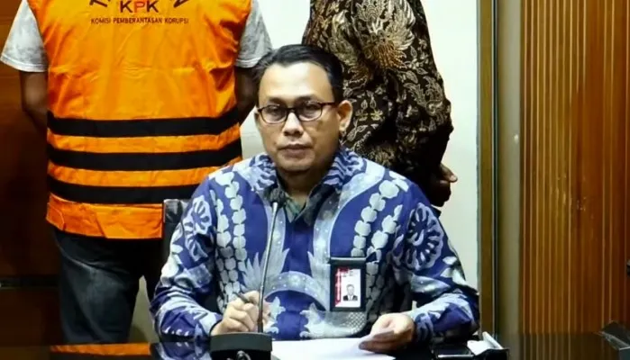 Kepala Bagian Pemberitaan KPK, Ali Fikri. (foto: tangkapan layar/youtube/kpk ri)