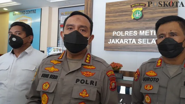 Kapolres Metro Jakarta Selatan, Kombes Pol Budhi Herdi Susianto di Polres Jakarta Selatan. (zendy)