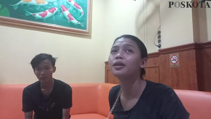 Zahra (17) ibu dari bayi mungil yang sempat diculik oleh pasangan suami istri di Tambora, Jakarta Barat. (pandi)