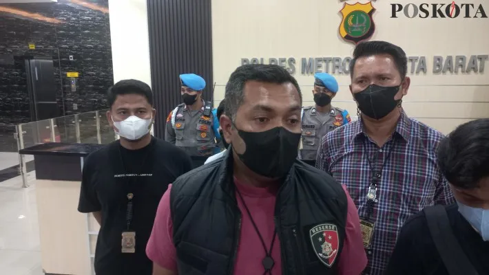 Kasat Reskrim Polres Metro Jakarta Barat Kompol Harris Kurniawan. (pandi)