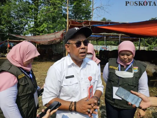 Kepala Dinas Pertanian dan Ketahanan Pangan (DPKP) Kabupaten Tangerang Asep Jatnika. (Veronica)