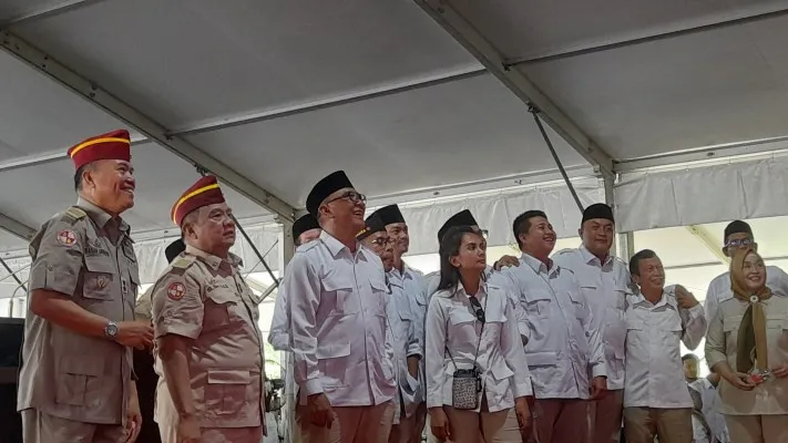 Ketua Bappilu Gerindra Kabupaten Bogor, Rudy Susmanto pimpin konsoludasi pemenangan. (Ist)