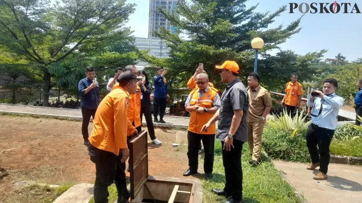 Bupati Bogor Iwan Setiawan gerak cepat tangani kekeringan. (Panca)