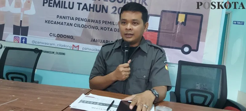 Teks Foto:Ketua Divisi SDM Organisasi, Data, dan Informasi Panwaslu Kecamatan Cilodong, Dedi Muliana. (angga)