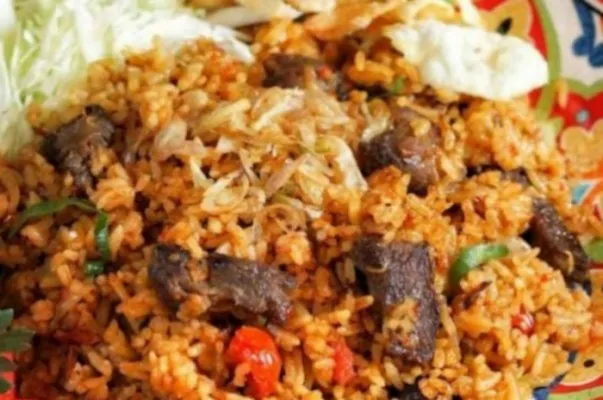 Resep nasi goreng kambing khas Kebon Sirih rekomendasi menu sahur sebelum menjalani ibadah puasa Ramadhan. (foto: Instagram/@payatenderizer)