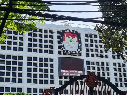 Gedung Komisi Pemilihan Umum (KPU) RI. (Poskota/Pandi)