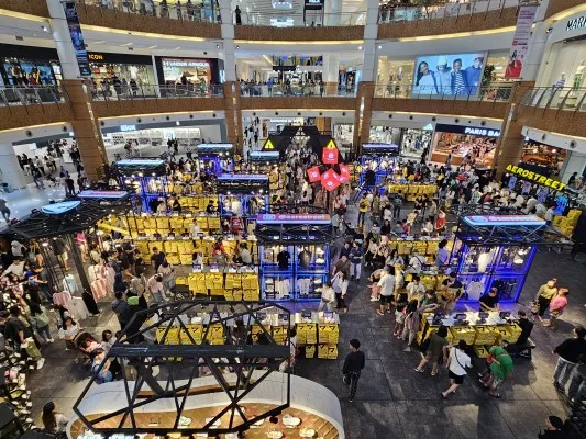 Situasi Sumarecon Mall Serpong. (Foto: Poskota/Veronica)