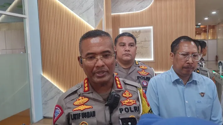 Dirlantas Polda Metro Jaya Kombes Latif Usman. (Pandi)