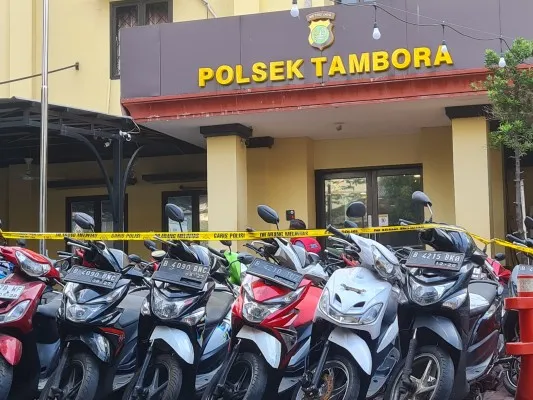 Unit Reskrim Polsek Tambora ungkap kasus curanmor. (Pandi)