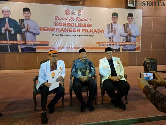 Presiden PKS Ahmad Syaikhu belum putuskan sikap usai penetapan presiden terpilih. (Poskota/Angga)