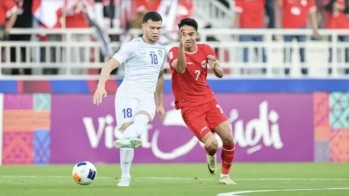 Timnas Indonesia kalah dari Uzbekistan dan tersingkir dari Piala Asia U-23 2024 (Foto: Instagram/blankon.football)