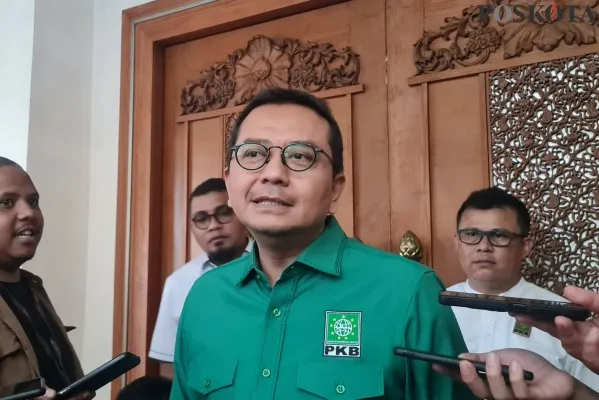 Wakil Sekretaris Jenderal PKB, Syaiful Huda sebut akan buat poros baru di Pilkada Jawa Barat. (Poskota/Pandi)