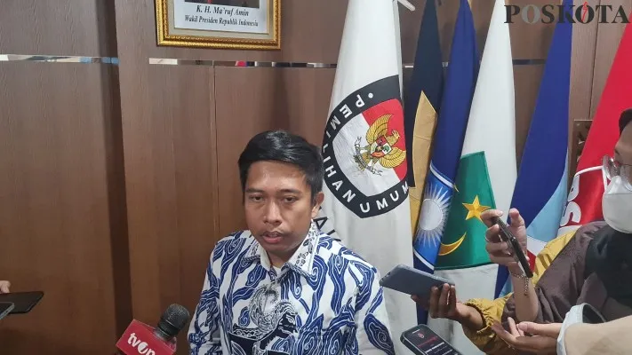 Komisioner KPU DKI Jakarta Bidang Teknis Penyelenggara Pemilu, Dody Wijaya. (Poskota/Pandi)