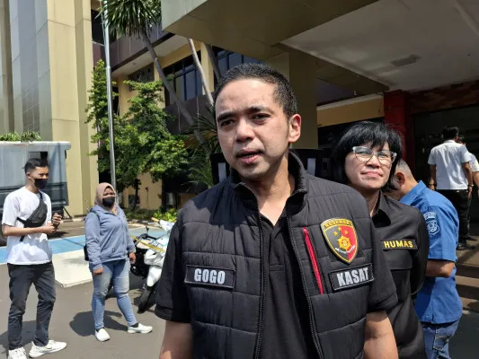 Kasat Reskrim Polres Metro Jakarta Selatan AKBP Gogo Galesung di Polres Metro Jakarta Selatan. (Poskota/Angga)