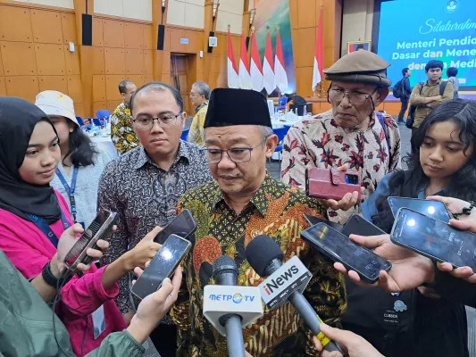 Menteri Pendidikan Dasar dan Menengah (Mendikdasmen) Abdul Mu'ti. (Poskota/Rizal)