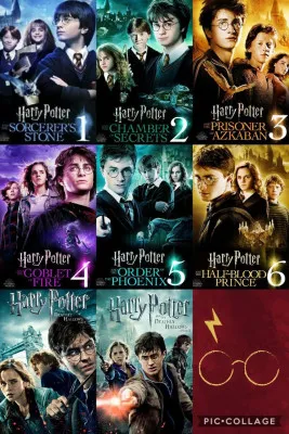 Urutan film Harry Potter sesuai plot cerita dan tahun rilis. (Pinterest/GDC Sound)