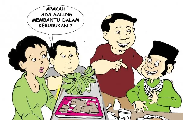 Obrolan warteg. (Poskota/Yudhi Himawan)