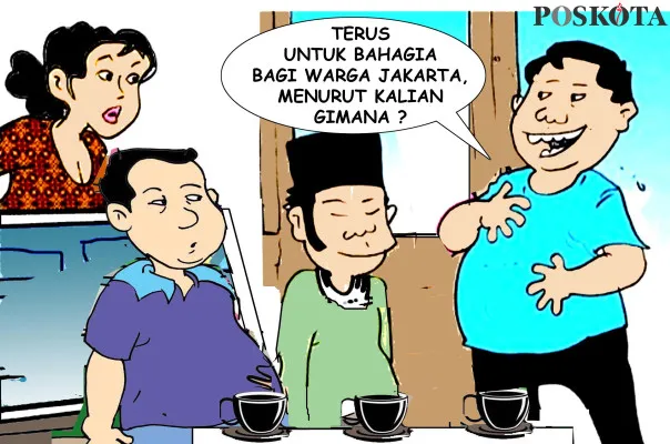 Obrolan Warteg: Tenang Pemilihan Tanpa Hasutan. (Poskota/ Yudhi Himawan)