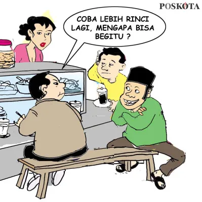 Obrolan Warteg: Jangan Asal Tebar Janji. (Poskota/ Yudhi Himawan)