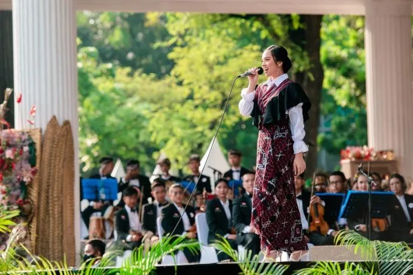 Lyodra Ginting Teriakan 'Papua Merdeka' di Istana Negara. (Instagram/@lyodraofficial)