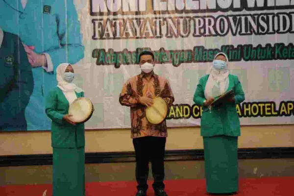 Wakil Gubernur DKI, Ahmad Riza Patria, saat membuka Konferensi Wilayah XV Fatayat NU  DKI Jakarta . (foto: istimewa)