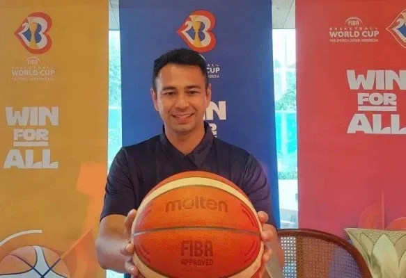 Raffi Ahmad didapuk sebagai local ambassador FIBA 2023. (Instagram/familyraffiah17)