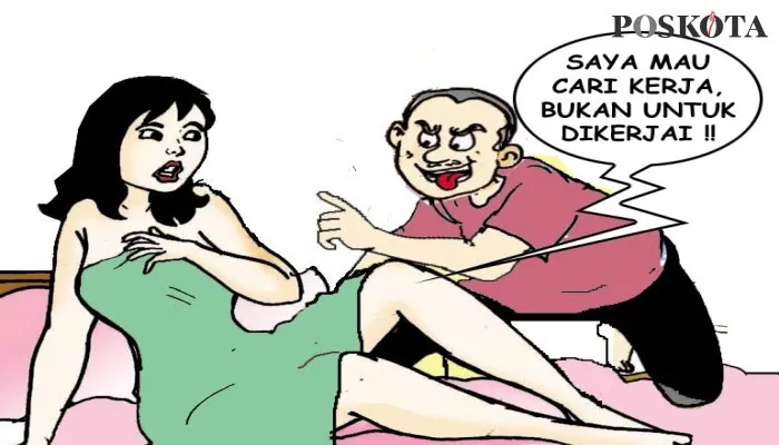 Karikatur Nah Ini Dia: Ke Lampung Cari Pekerjaan Malah Dikerjai Tetangganya. (Karikaturis: Poskota/Ucha)