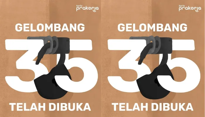 Kartu Prakerja Gelombang 35 sudah dibuka. (Instagram/prakerja.go.id)