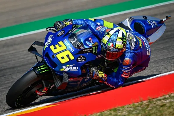 Joan Mir, pembalap Suzuki Ecstar berhasil meraih podium 3 pada GP Aragon. (foto/motogp)