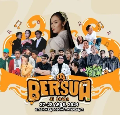 Bersua Festival Bakal Ramaikan Jogja pada April 2024, Ada Konser Vierratale hingga HIVI! (Instagram/@bersuafestival)